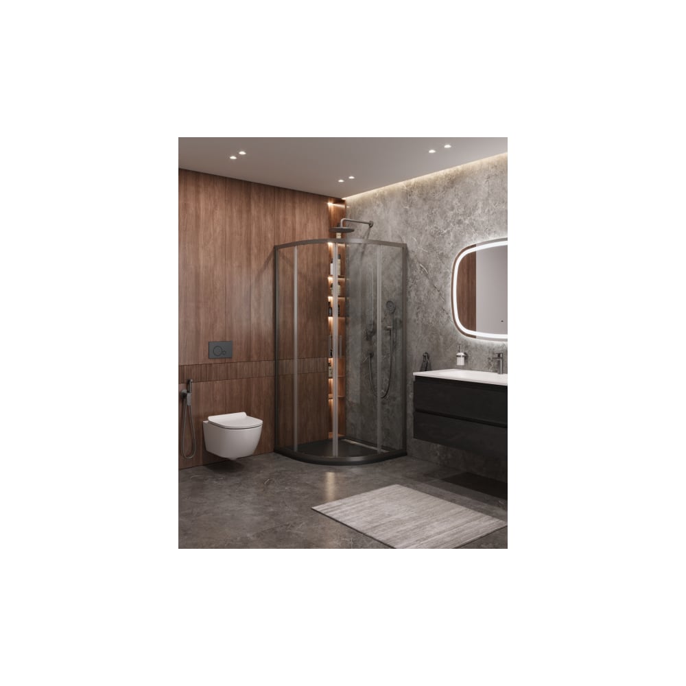 Изображение товара Душевой уголок Cezares MOLVENO-R-2-90-C-GM-IV