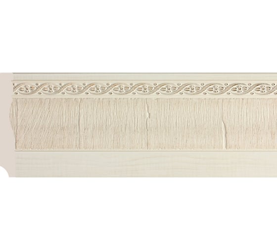 Изображение товара Плинтус Cosca Decor интерьерный багет, 95x14x2400 мм, Дуб белёный СПБ016625