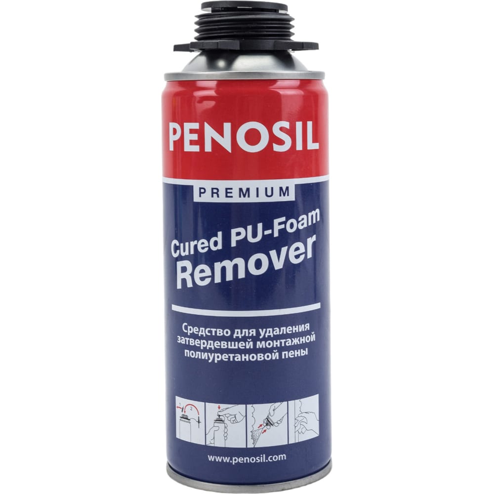 Очиститель застывшей пены Penosil очиститель от застывшей монтажной пены 0 42 л hauser