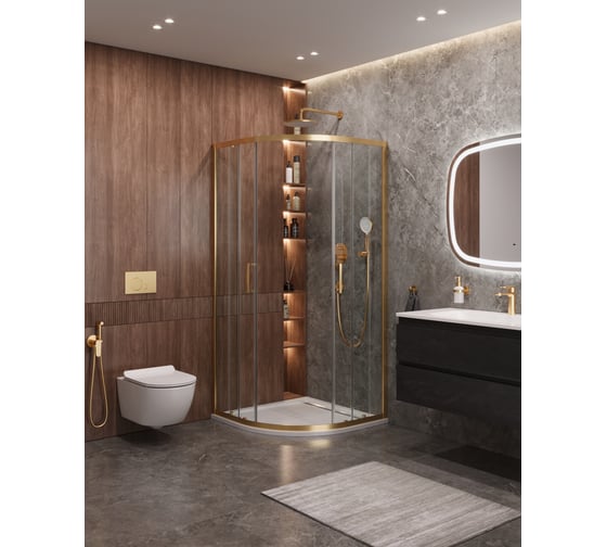 Изображение товара Душевой уголок Cezares MOLVENO-R-2-100-C-BORO-IV