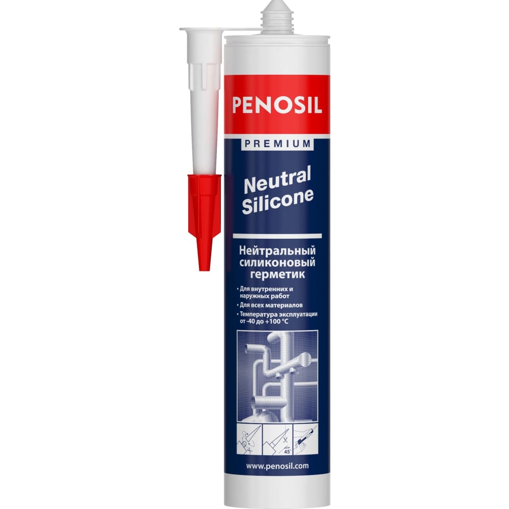 Нейтральный силиконовый герметик Penosil противень силиконовый перфорированный доляна d 34 5 см