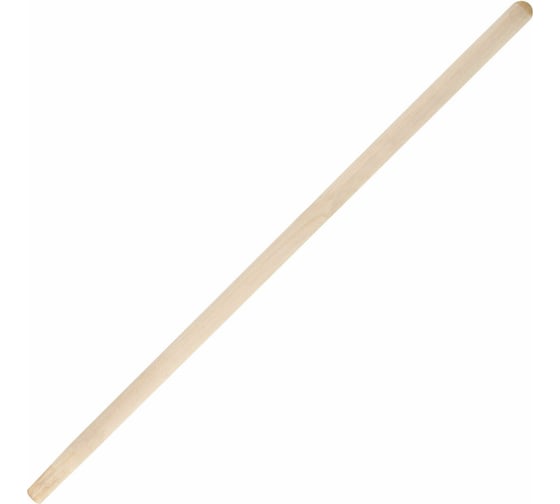 Изображение товара Черенок деревянный Грандмастер диаметр 32 мм, 120 см Высший Сорт для снеговых лопат, специально без скосов для плотного прилегания в тулейке 700340