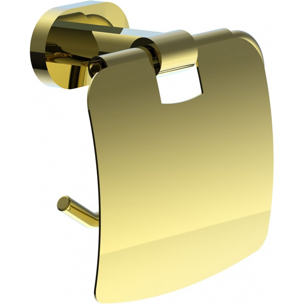 Изображение товара Держатель для туалетной бумаги Wonzon & Woghand с крышкой золото глянцевая