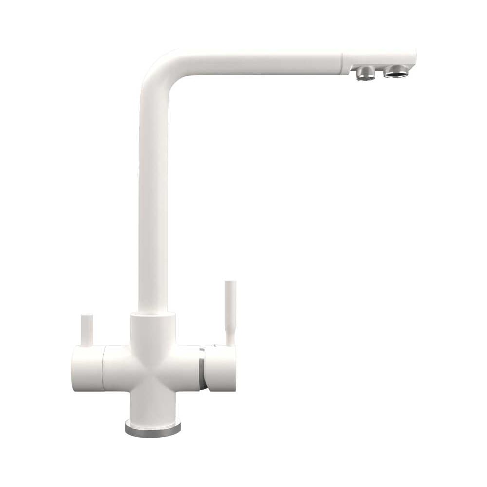 Изображение товара Кухонный смеситель MAUNFELD MFQT-16W кремовый современный однорычажный с аэратором