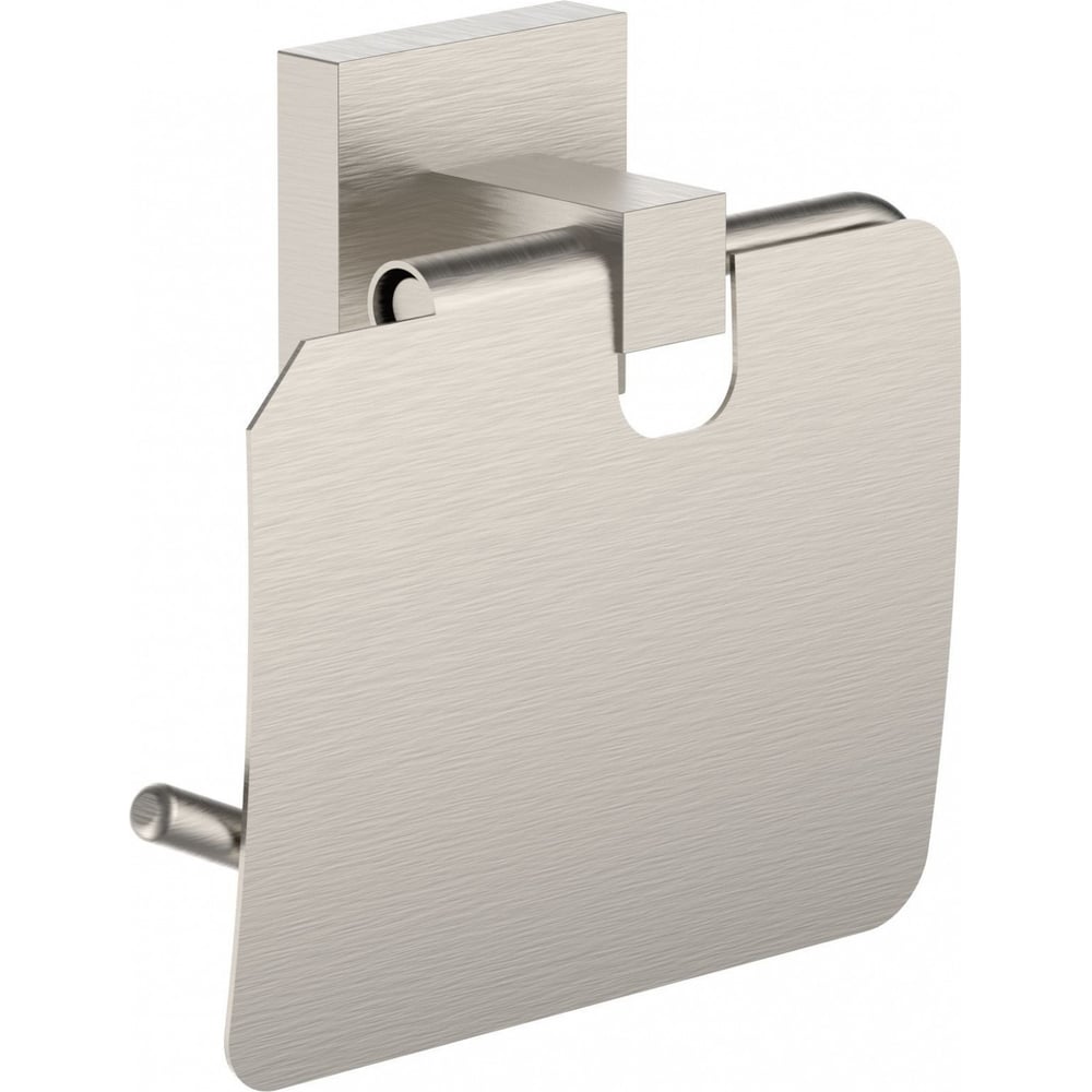 Изображение товара Держатель для туалетной бумаги с крышкой Wonzon & Woghand никель брорашированный