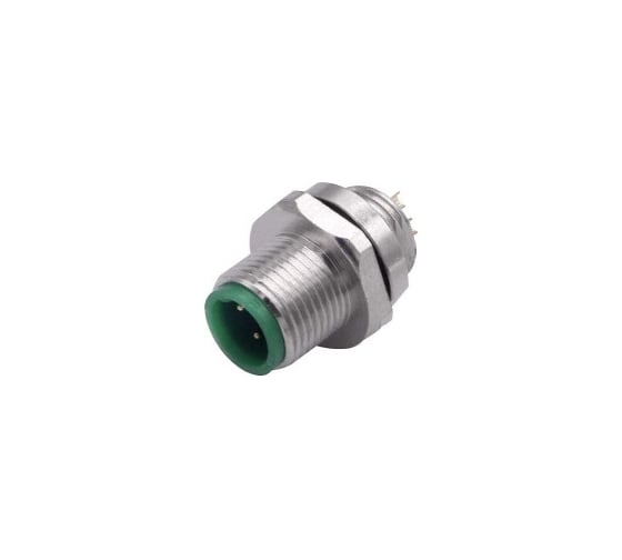 Изображение товара Монтажный разъем VELLEDQ FLQ-M12-M12(PG9)-HB, Вилка, Прямой под пайку, Латунь никелированная 12-PINIP6760 AC/DC, 08-00024749