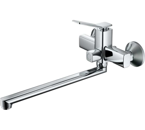 Изображение товара Смеситель для ванны PLATAN 22118 Zurich, латунь, гусак L 35 см, картридж 30 мм УТ-00052142