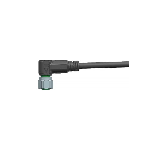 Изображение товара Соединитель кабельный VELLEDQ M12-M05S-10.0PVC/BK, Вилка, Угловой с кабелем, Пластик 5-PINIP67, кабель 10 м, 60 DC, 08-00024741