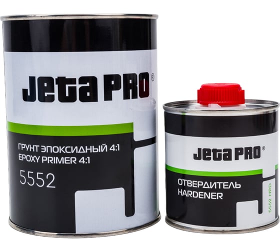Изображение товара Эпоксидный грунт Jeta PRO 4:1 + HRD отвердитель 0,8 л + 0,2 л 5552