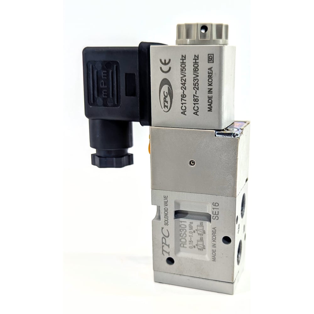 Изображение товара Распределитель CDC Pneumatics 3/2 Электро-Пневмо 1/8\" 220В RDS301-2D-G01A