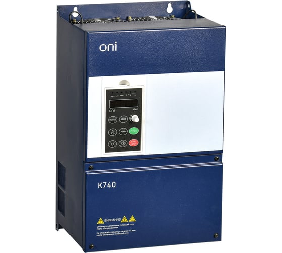 Изображение товара Преобразователь частоты ONI K740 380В 3Ф 15-18,5кВт 32-37А тормоз ДПТ энкодер Profibus K740-33-15G18PTRMZ