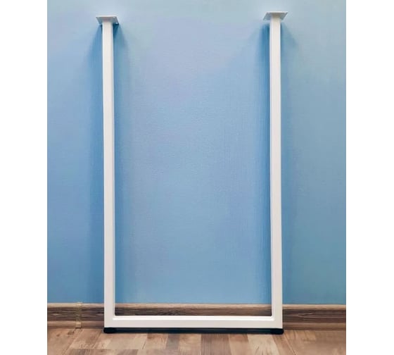 Изображение товара Подстолье для стола Parallax Параллакс, прямоугольное, регулируемое, Лофт, металлическое, барное, 550х450 мм, высота 400 мм, белое, 1 шт 46WN045041055-PRM