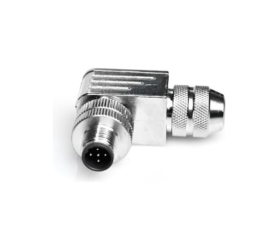 Изображение товара Соединитель клеммный VELLEDQ M12P-M05S, Вилка, Угловой с клеммником, Латунь 5-PIN IP65125 AC/DC, 08-00025022