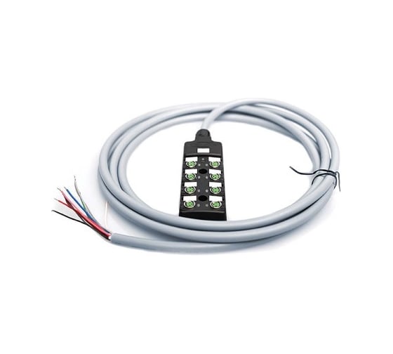 Изображение товара Распределительная коробка VELLEDQ M8-A3-8K3P-3.0PUR/GY 08-00024807