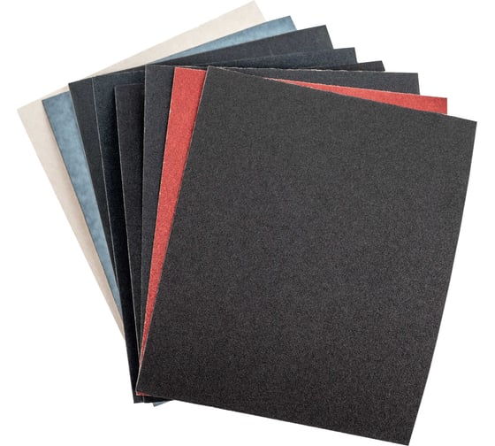 Изображение товара Набор наждачной бумаги 140х115мм, 8шт. Gigant G-1022112