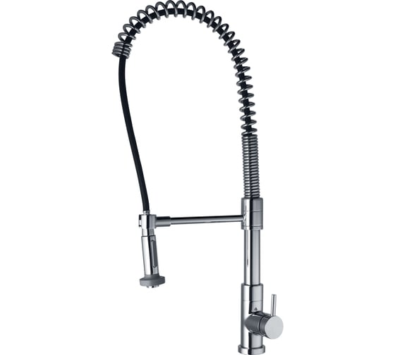 Изображение товара Смеситель для кухни Wonzon & Woghand высокий, с выдвижным изливом, хром WW-422903-CR