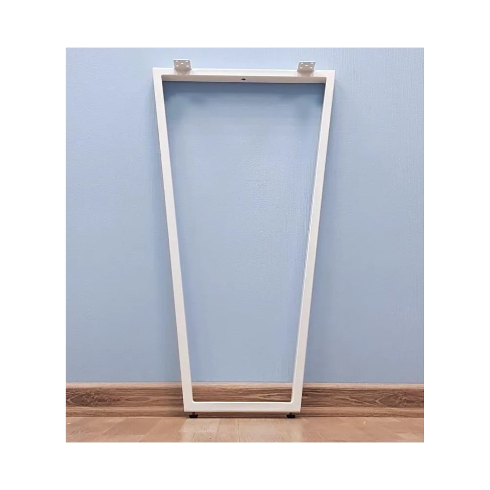 Изображение товара Подстолье для стола Parallax белое регулируемое металлическое лофт 1125х550 мм