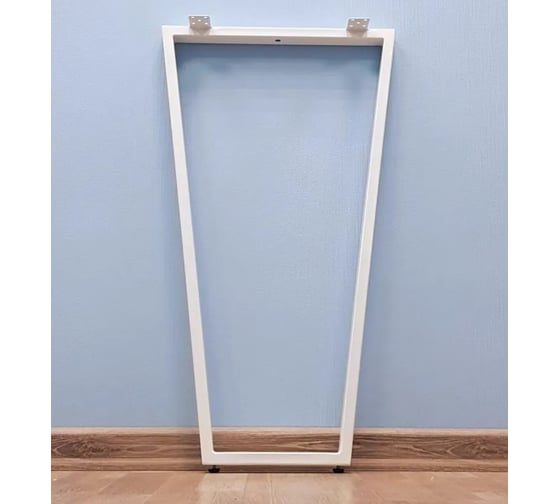 Изображение товара Подстолье для стола Parallax белое с регулировкой Трапеция Лофт 1125 550 40 мм барное металлическое 1 шт. 46WN055030112-TRP