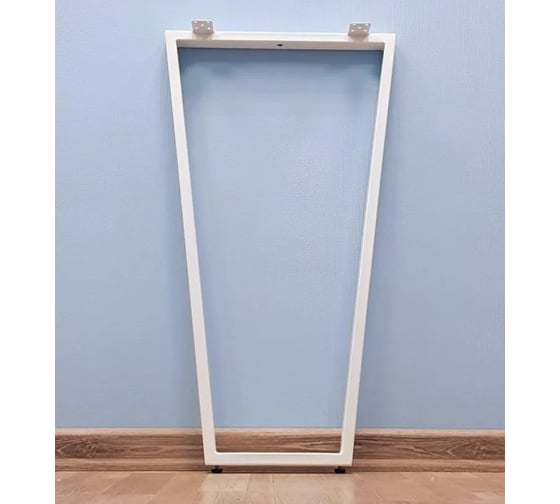 Изображение товара Подстолье для стола Parallax белое с регулировкой Трапеция Лофт 1075 450 40 мм барное металлическое 1 шт. 46WN045025107-TRP