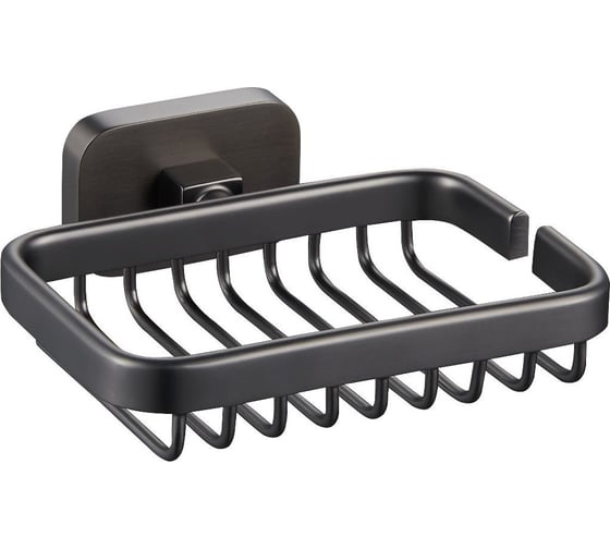 Изображение товара Мыльница с держателем Wonzon & Woghand темный графит WW-9324