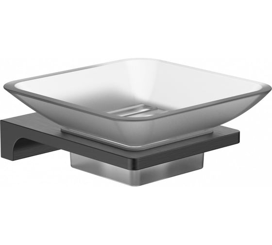 Изображение товара Мыльница с держателем Wonzon & Woghand темный графит WW-9122-GM