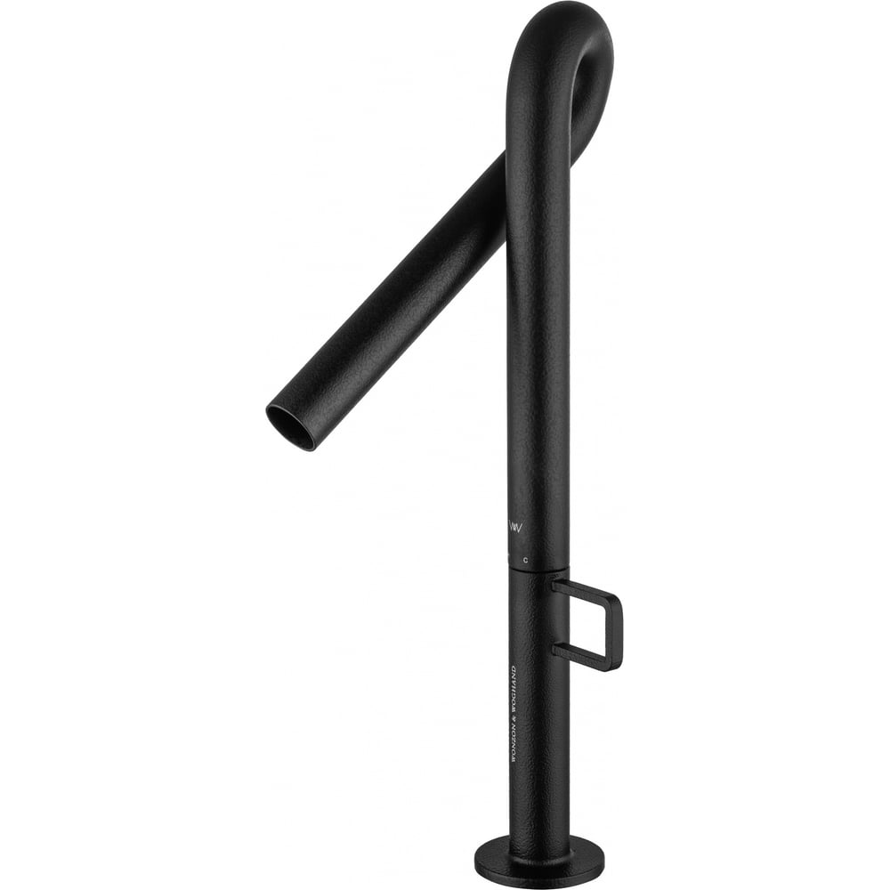 Изображение товара Современный смеситель для раковины Wonzon & Woghand Loop черный матовый 88 мм излив