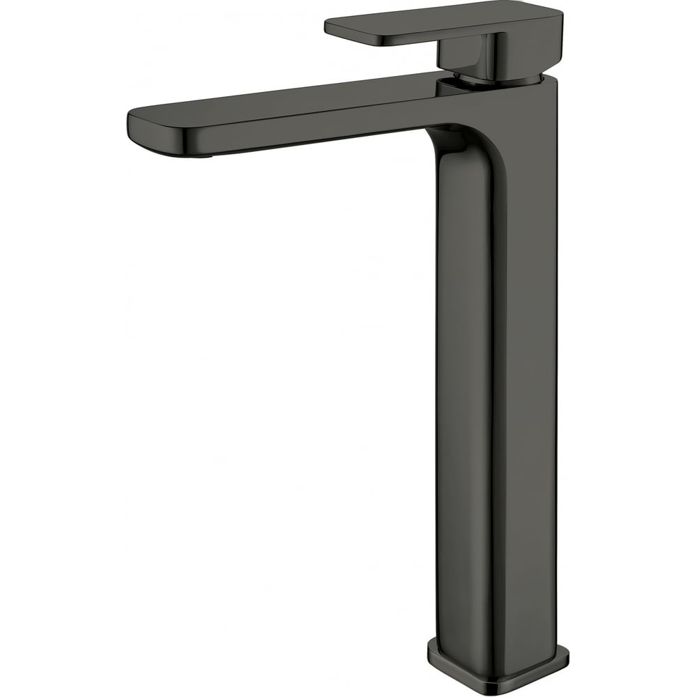 Изображение товара Высокий однорычажный смеситель для раковины Wonzon & Woghand Arnie черный матовый