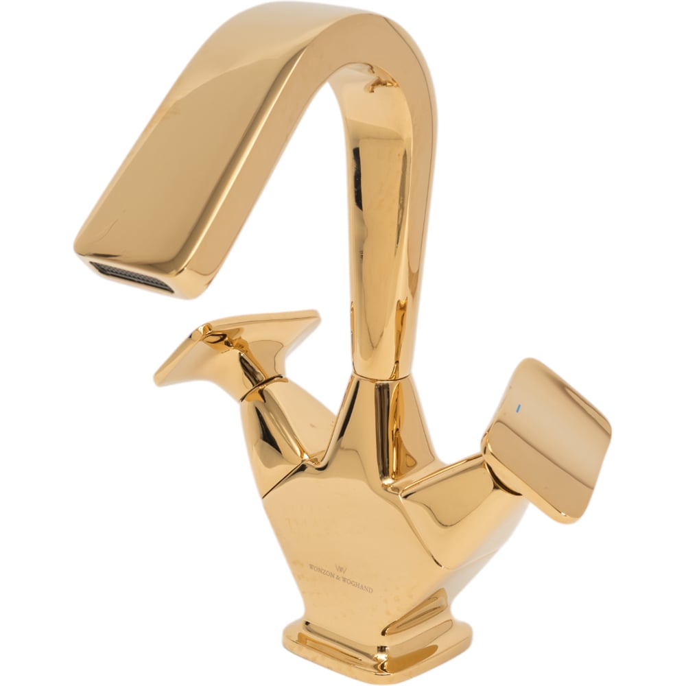 Изображение товара Высокий смеситель для раковины Wonzon & Woghand Shakespeare золото