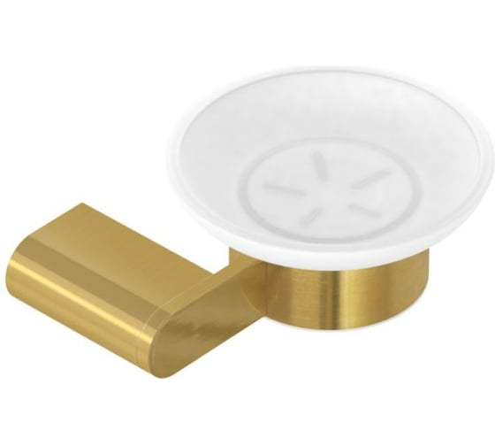 Изображение товара Мыльница подвесная Cezares стекло, брашированное золото STYLUS-SODS-BORO