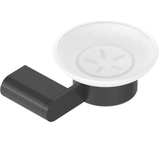 Изображение товара Мыльница подвесная Cezares стекло, исполнение черный матовый STYLUS-SODS-NOP