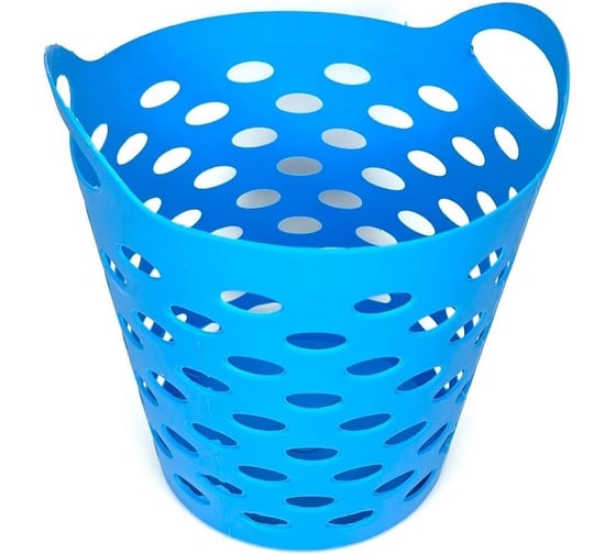 Изображение товара Корзинка для хранения мелочей EUROHOUSE круглая, 14,5х17 см, пластик 16427