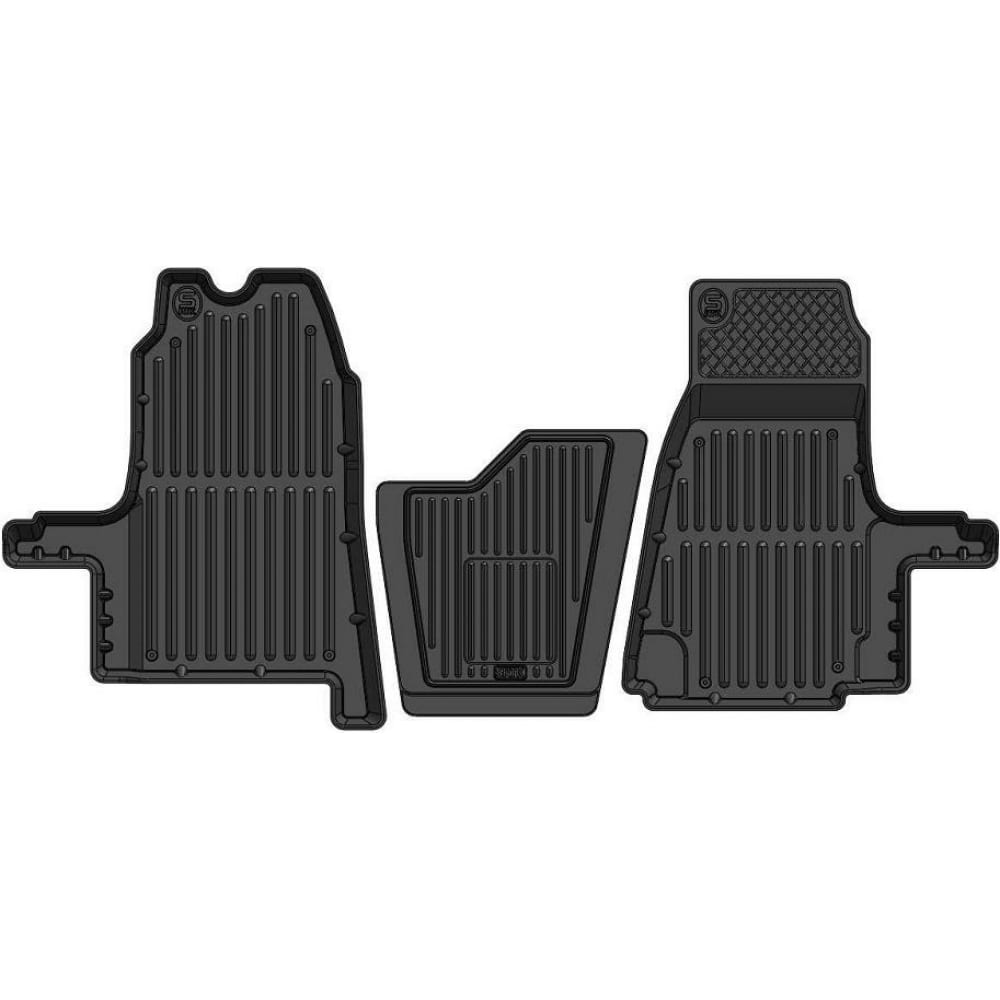 Резиновые коврики в салон Ford Transit 2006-2015 SRTK коврики резиновые с высоким бортом для nissan х trail t32 2015