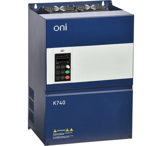 Изображение товара Преобразователь частоты ONI K740 380В 3Ф 3,7-5,5кВт 9-13А тормоз, энкодер Profibus K740-33-037G055PTMZ