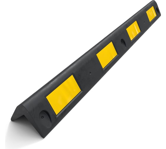 Изображение товара Демпфер угловой ООО ОПТИМА СЕРВИС 600х45 мм светоотражающая защита углов, мягкий резиновый 00-00040441