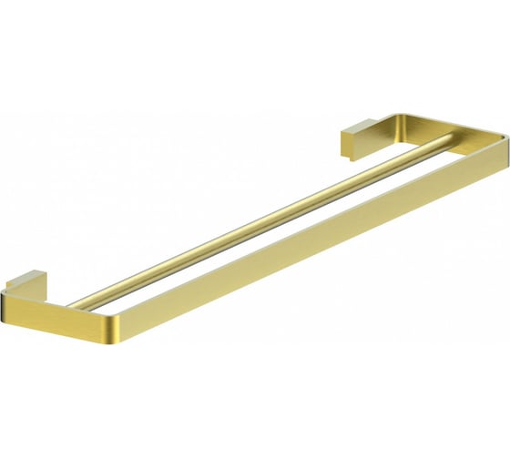 Изображение товара Полотенцедержатель двойной Wonzon & Woghand брашированное золото WW-8311A-BG