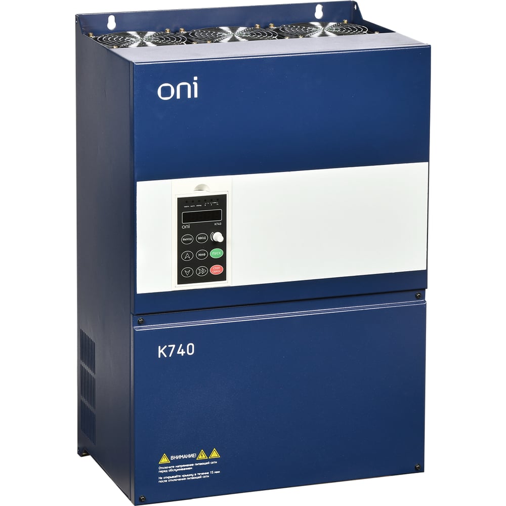 Изображение товара Преобразователь частоты ONI K740 380В 3Ф 55-75 кВт 110-152 А