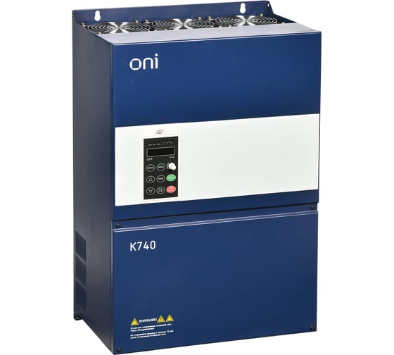 Изображение товара Преобразователь частоты ONI K740 380В 3Ф 55-75кВт 110-152А энкодер Profibus K740-33-55G75PMZ