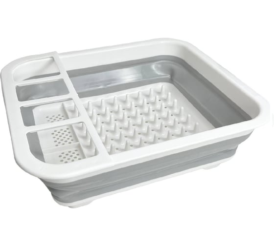 Изображение товара Сушилка для посуды EUROHOUSE складная 36x31,5x12,7(4,2) см, силикон 16283
