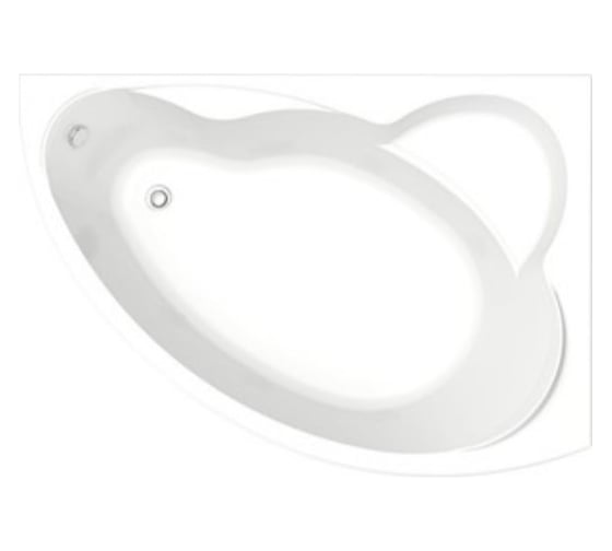 Изображение товара Ванна BAS Лагуна правая, 1700х1000, каркас, комплект д/с В 00020