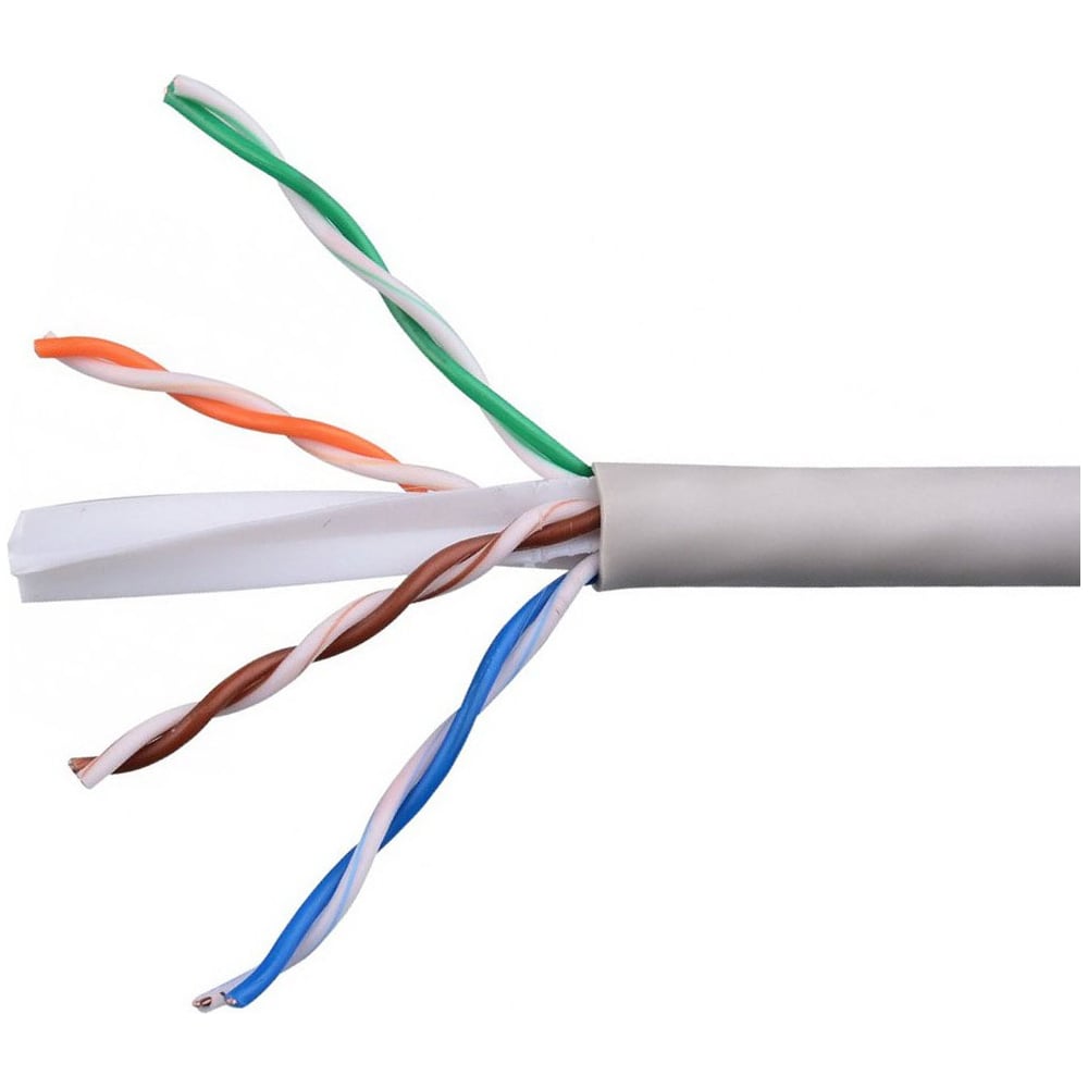 Изображение товара Кабель Cablexpert UTP indoor 4x2x0.55, 305м, медный, серый