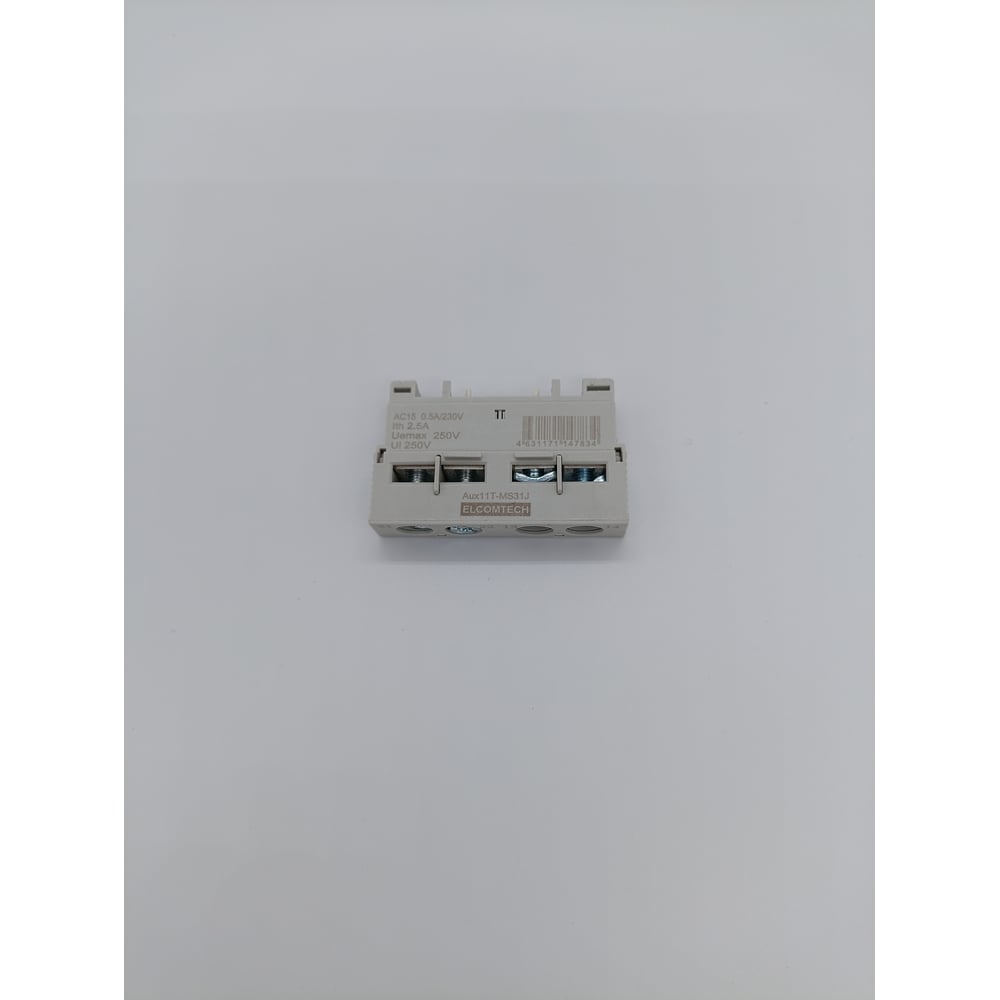 Изображение товара Дополнительный контакт верхнего монтажа ELCOMTECH Aux11T-MS31J, 1НО 1НЗ для MS31J УТ-00026577