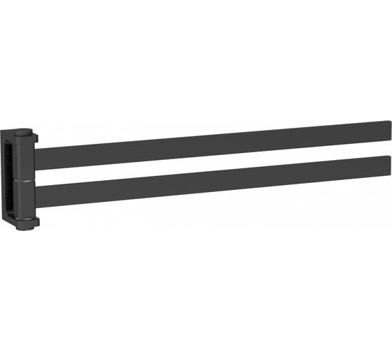 Изображение товара Полотенцедержатель поворотный Wonzon & Woghand темный графит WW-9131-GM