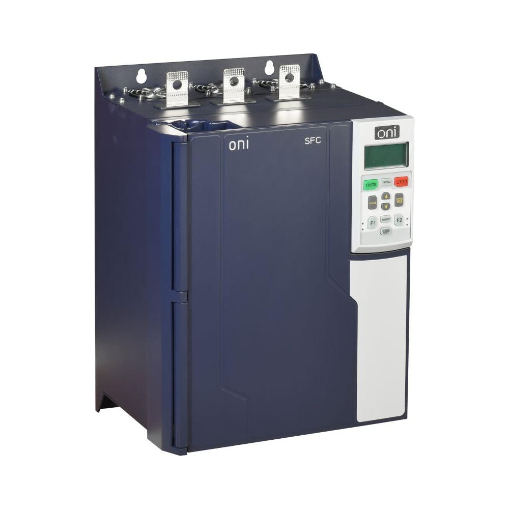 Изображение товара Устройство плавного пуска ONI SFC 3Ф, 380В, 115кВт, 230А Uупр 110-220В SFC-33-115 Изображение товара Устройство плавного пуска ONI SFC 3Ф, 380В, 115кВт, 230А Uупр 110-220В SFC-33-115