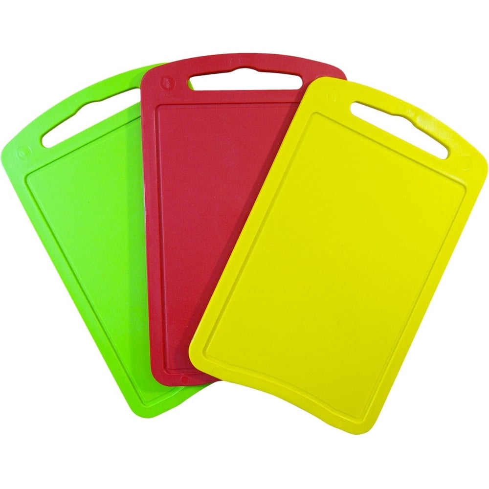 Изображение товара Разделочная доска EUROHOUSE 24х15 см пластик ассорти