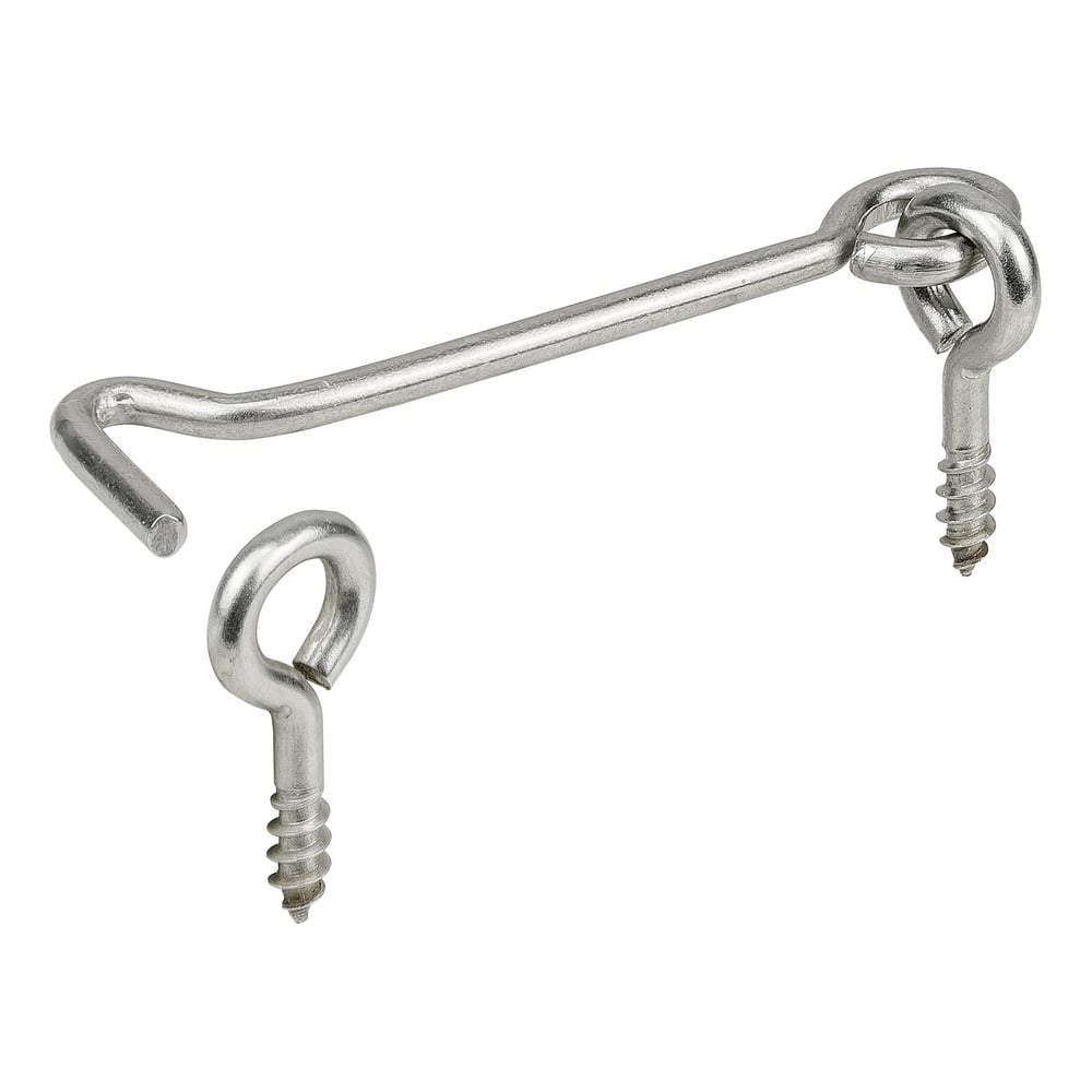 Изображение товара Накидной крючок с осью VORMANN 120 мм, d-4,2 мм, нержавеющая сталь 010082120