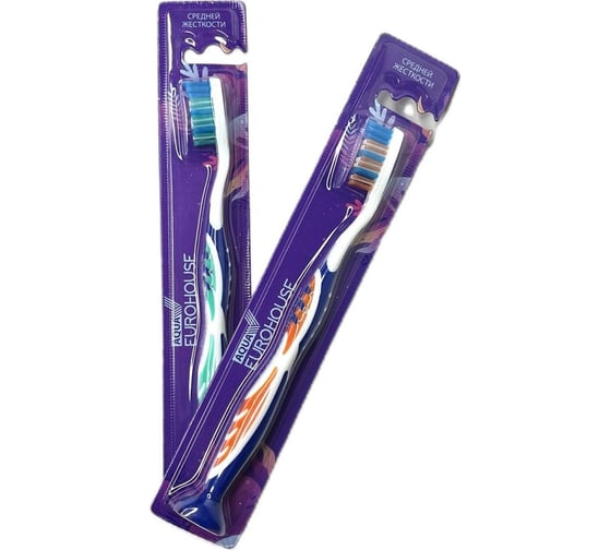 Изображение товара Зубная щетка EUROHOUSE medium 18,5 см, на присоске 16171