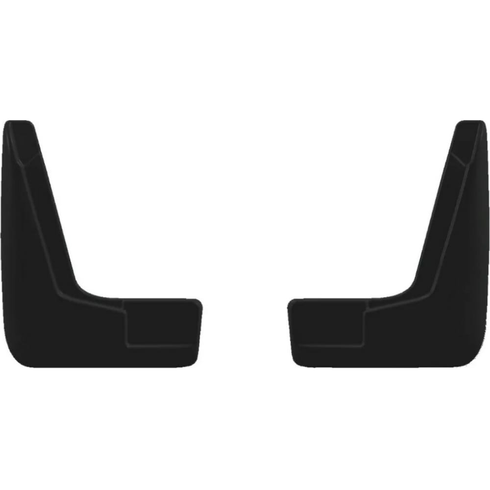 Передние резиновые брызговики для Renault Logan 2004-2015 г.в. SRTK передние брызговики mitsubishi outlander 03 2014 02 2015 2016 вн rein