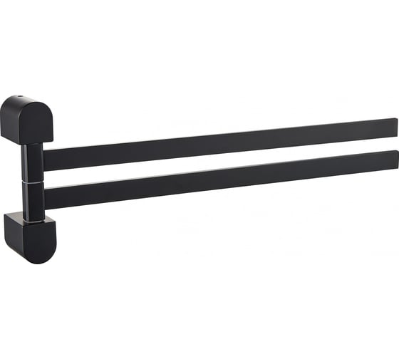 Изображение товара Полотенцедержатель поворотный Wonzon & Woghand черный WW-7731