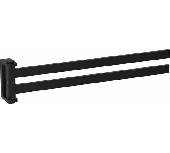 Изображение товара Полотенцедержатель поворотный Wonzon & Woghand черный WW-9131-BL