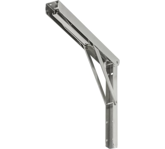 Изображение товара Складной кронштейн VORMANN Multi-Line 270х400х36 мм, 200 кг, нержавеющая сталь 010152400